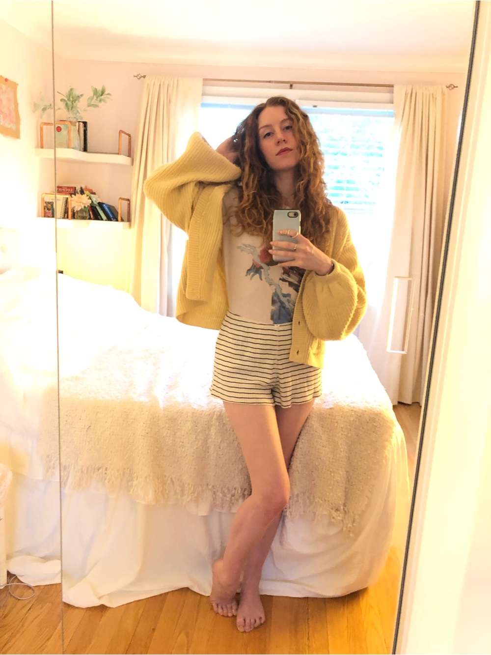 Sabo Skirt Yellow Slouchy Sweater, XS - Picture 5 of 16